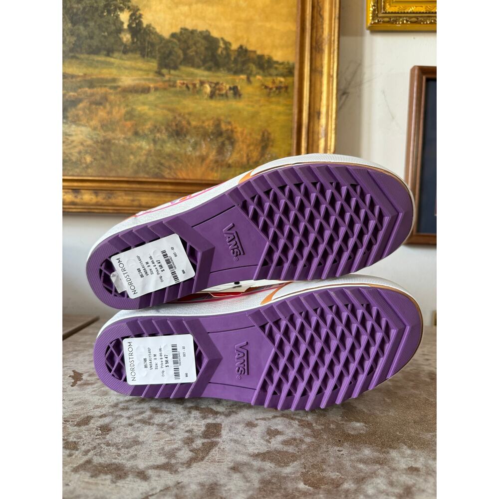 NWT Vans Old Skool Stacked UV Ink Peach Mens 8 Womens 9.5 w box - Picture 8 of 9